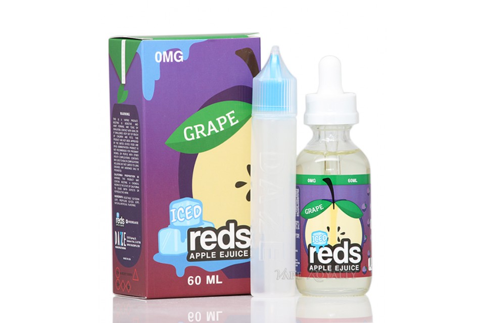 Grape Iced Reds Apple 60ml - Tinh Dầu Vape Mỹ