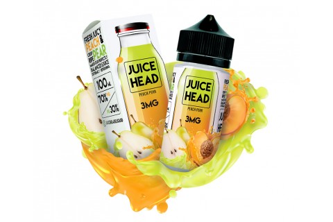Juice Head Peach Pear 100ml - Tinh Dầu Vape Mỹ